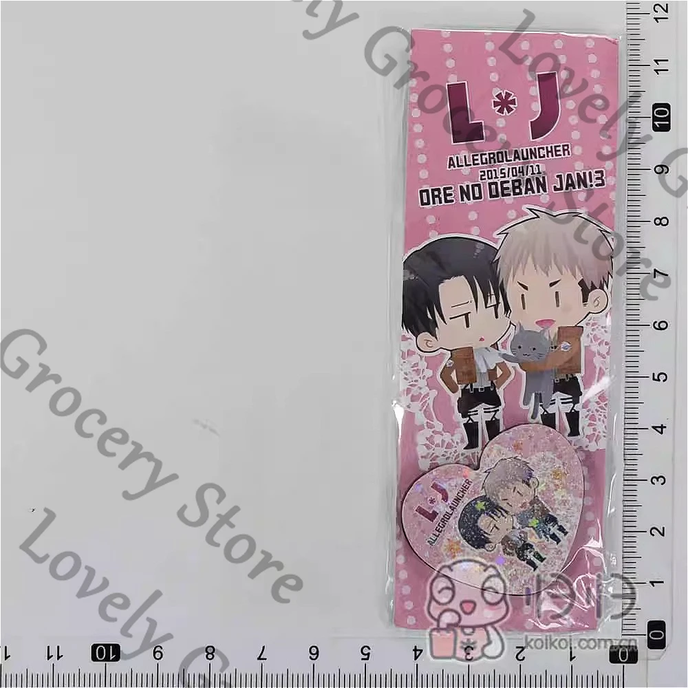 Anime ataque a los Titanes Levi Ackerman Jean Kirstein Shingeki No Kyojin Cosplay imán de nevera de dibujos animados imanes de nevera regalo