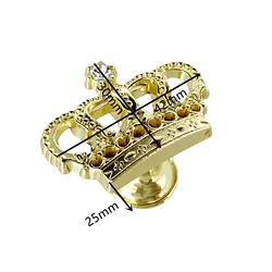 Moda creativa corona di cristallo mobili maniglia decorativa oro argento cassetto scarpiera armadio comò armadio porta manopola