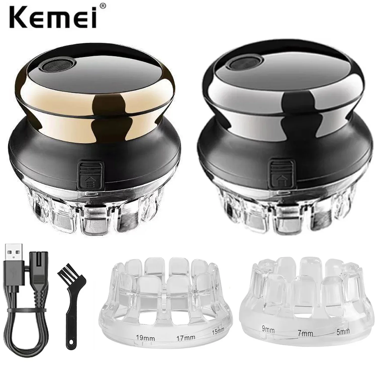 Kemei KM-887 Fully Automatic Men's Hair Clipper With 360 Degree Hair Clipper Blade Electric Clipper USB Universal Hair Clipper