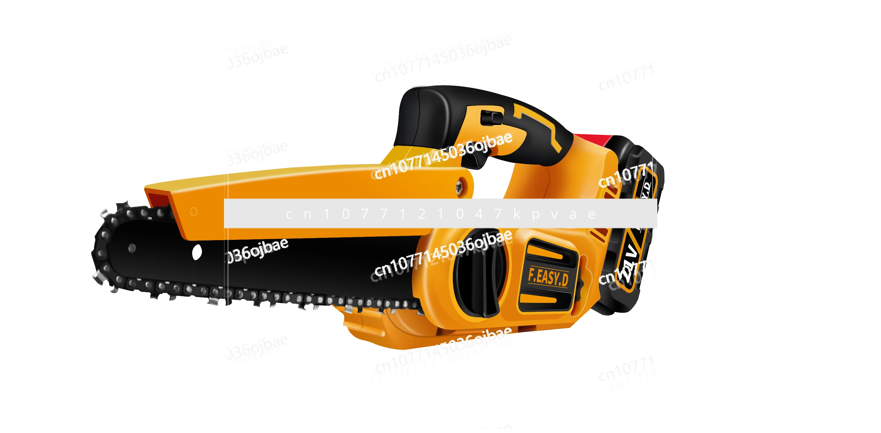 Cordless Chain Saw Motor 8-inch Single Hand Saw with Dual Electric Chain