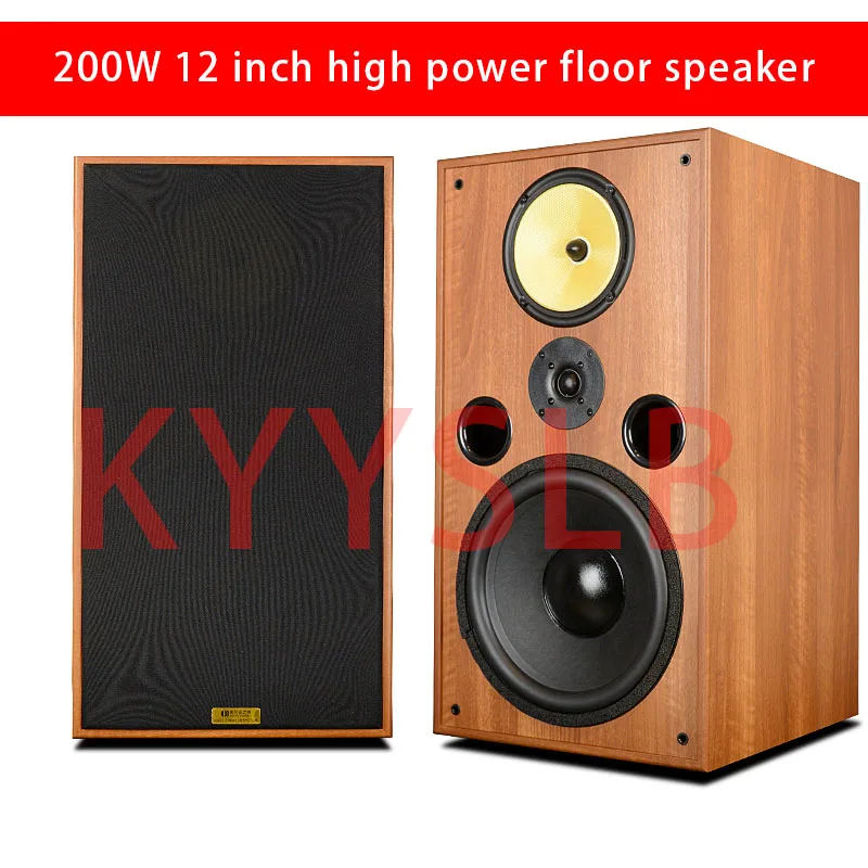 12 Inch 200W High Power Passive Speaker Home Three Division Bass Speaker Bookshelf Floor Home Theater HIFI Fever Grade Stereo