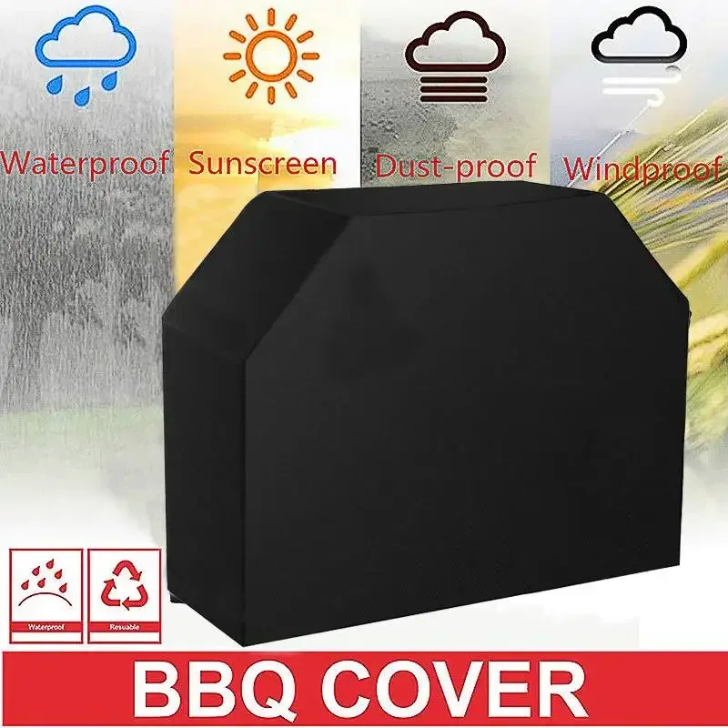 Cubierta de parrilla, bolsa de almacenamiento negra para Weber Spirit Gas E-310/E-320/SP-310/SP-320, cubierta impermeable para barbacoa, accesorios para barbacoa, cubierta para parrilla