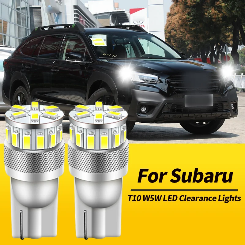 

2 шт. T10 W5W светодиодные габаритные огни лампы Canbus для Subaru Outback 2000-2014 Legacy 2004-2014 Impreza 1992-2016 автомобильные аксессуары