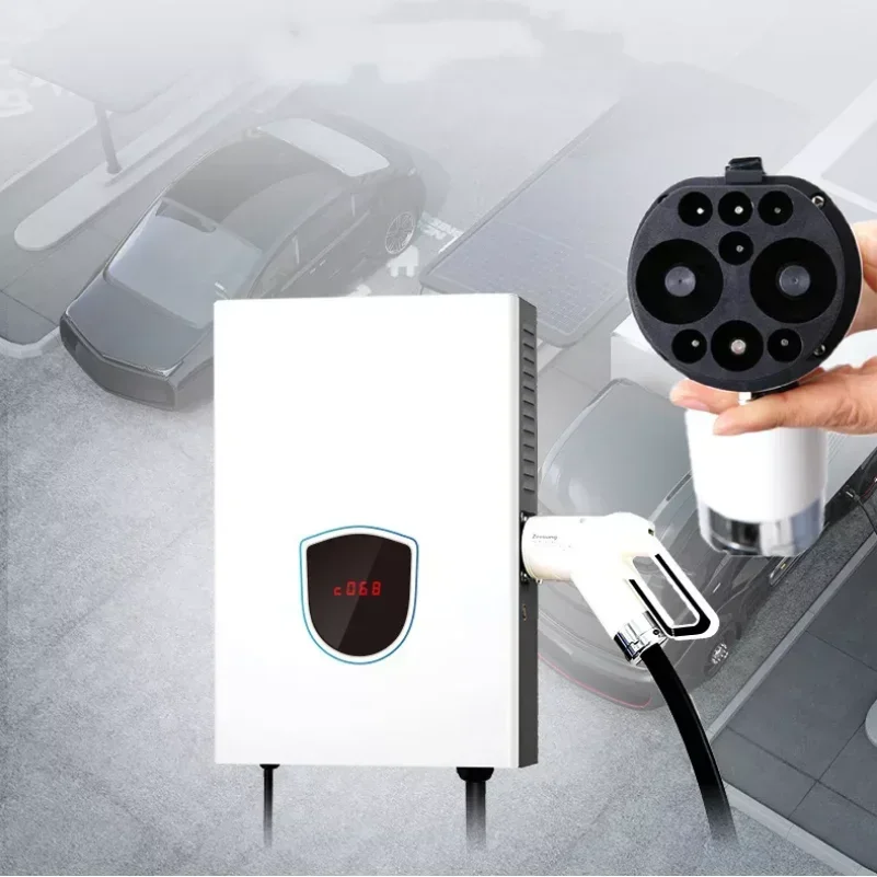 Wall Mounted DC Charger 31KW GBT Connector Electric Vehicle Charging Station Suitable for Ideal Zeekr and Other Chinese Cars