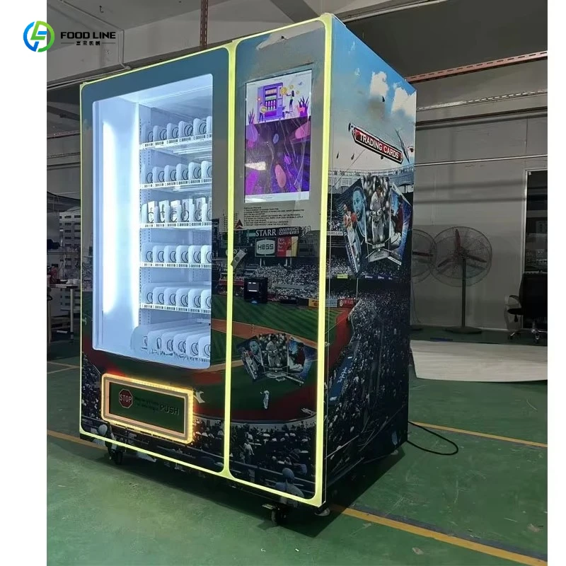 FL Card Vending Machine Smart Merchandise Kiosk with Internal Lifter & Brandable Decals for Hobby Exhibition
