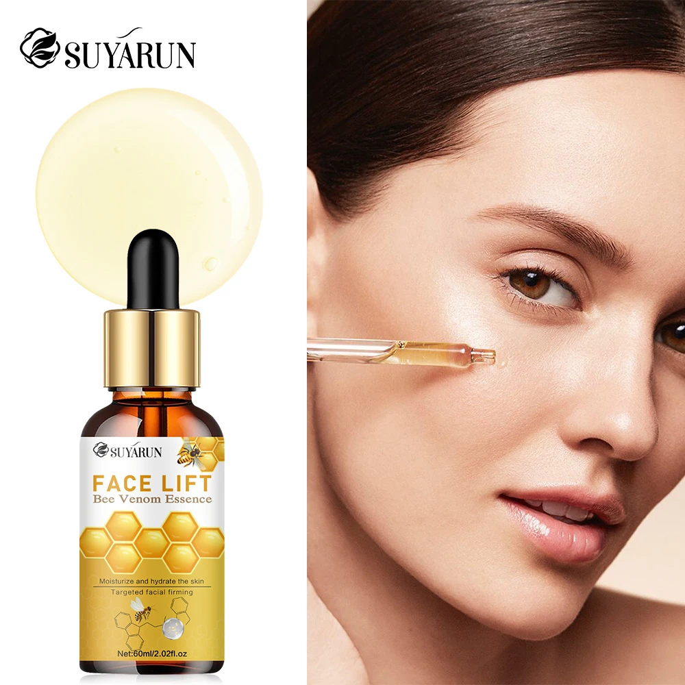 سم النحل المضاد للتجاعيد جوهر مكافحة الشيخوخة البولي ببتيد حمض الهيالورونيك جوهر إصلاح ترطيب ثبات جوهر بشرة الوجه #1