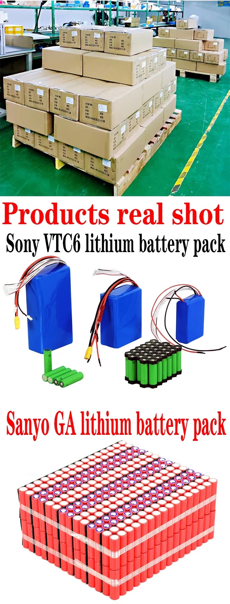 Newly customized lithium battery pack 18650/21700 24V 36V 48V 52V 72V 10AH 20AH 30AH 40AH electric vehicle battery pack Bms