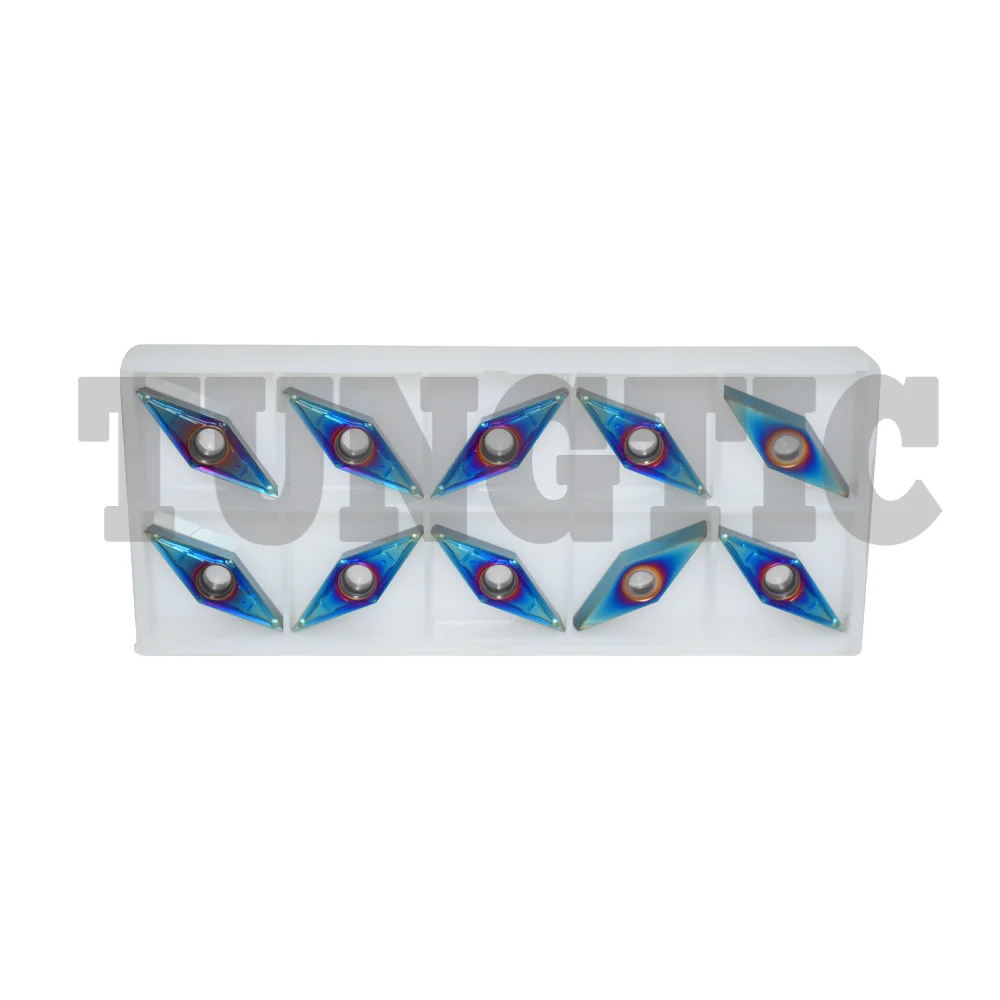 

VBMT160404-MA GS9107 VBMT 160404 Carbide Turning Cutting Tools Lathe Inserts For CNC Обработка металла