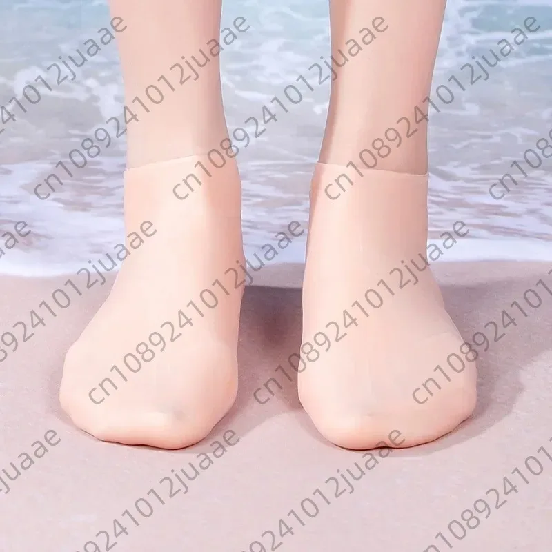 Water Socks Silicone Wetsuit Socks Diving Snorkeling Non-Slip Sneaker Shoes Soft Material Beach Sandals Comfortable Aqua Shoes