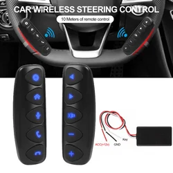 10 Keys Wireless Steering Wheel Control Button for Car Radio DVD GPS Multimedia Navigation Head Unit Multi-function Remote