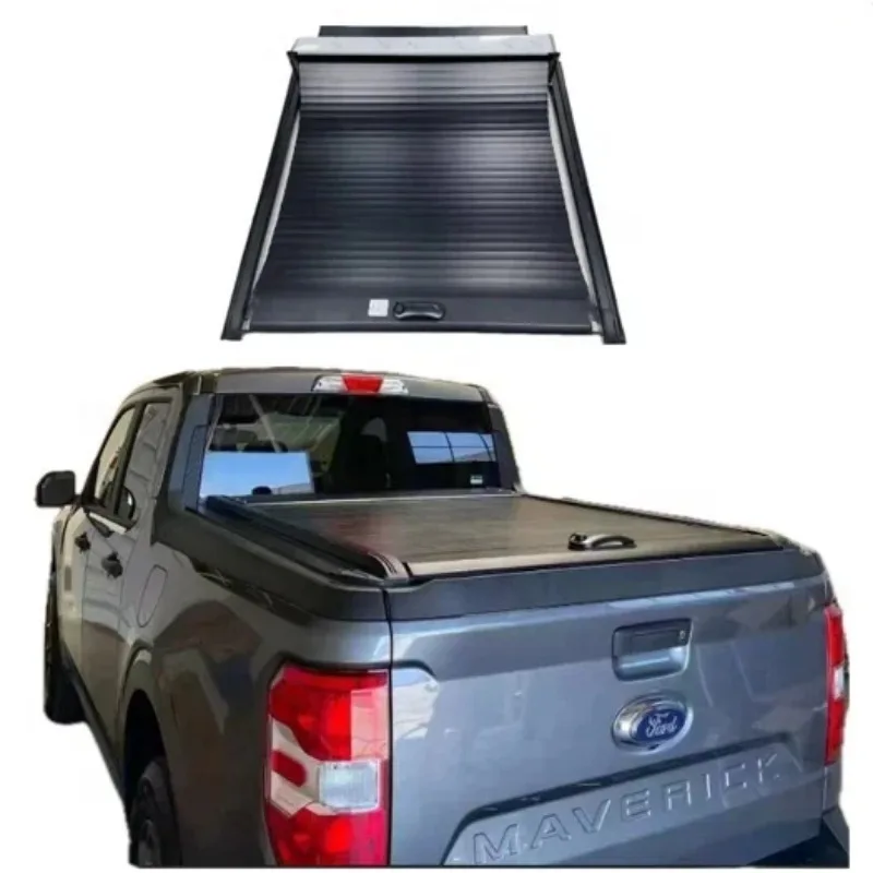

Заводской алюминиевый выдвижной жесткий чехол Tonneau для Ford Maverick 4,6 фута 2022 2023 2024, грузовик, низкопрофильный, водонепроницаемый, 4 фута 6 дюймов