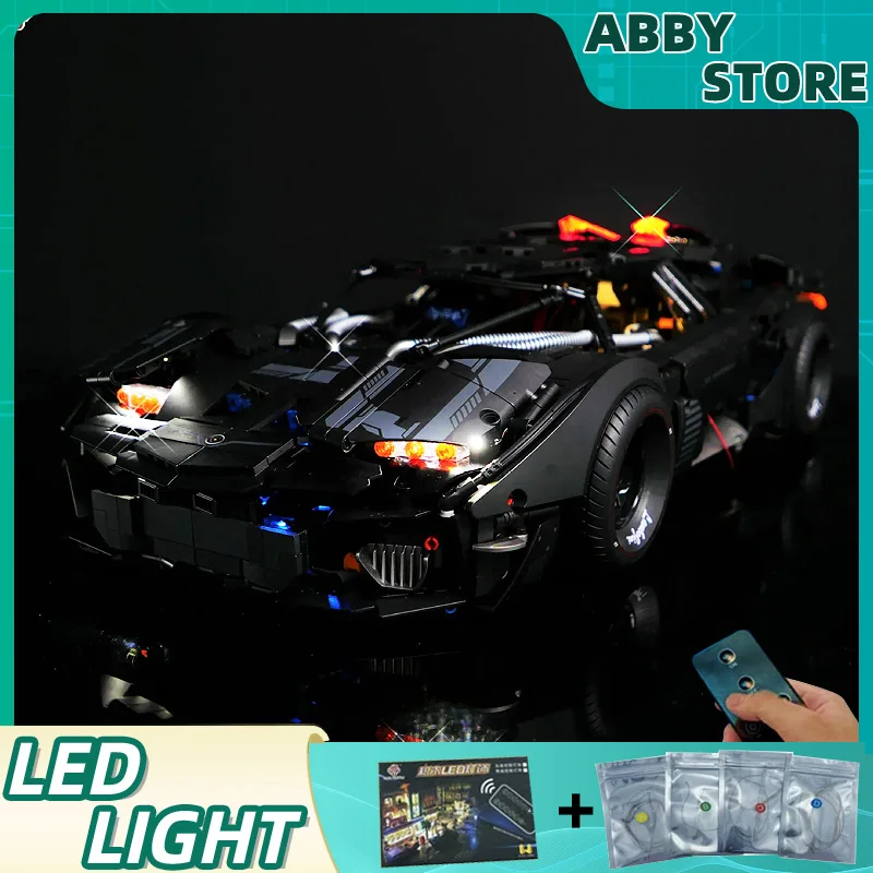 

DIY RC LED Light Kit For LEGO 10618 Technical Sports Car (Only LED Light,Without Blocks Model)