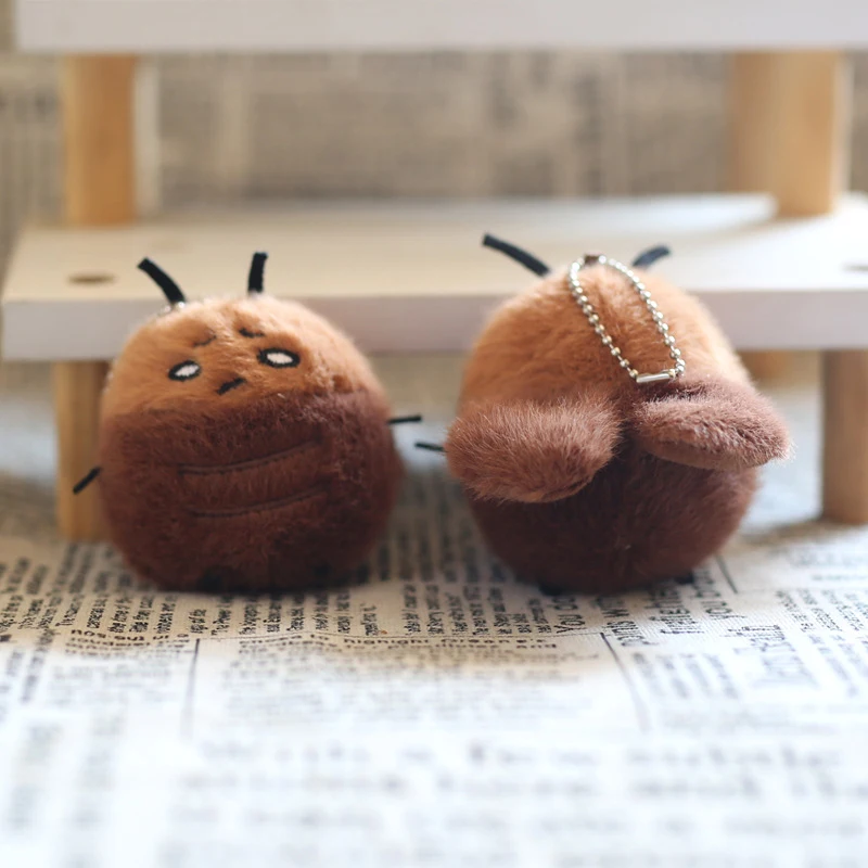 Cartoon Cute Cockroach Plush Doll Toy Pendant Backpack Hangings Decoration Gifts