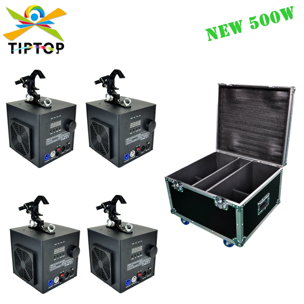 

4IN1 Flight case with wheels 500W Hanging Waterfall Cold Fireoworks Machine Aluminum Shell with Iron Hanging Bending Clamp