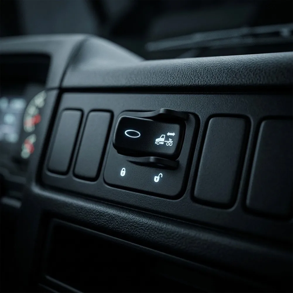 Rocker Unit As Shown Wheel Rocker Switch No Programming Required Quality Plastic Material For Truck Repair Rocker