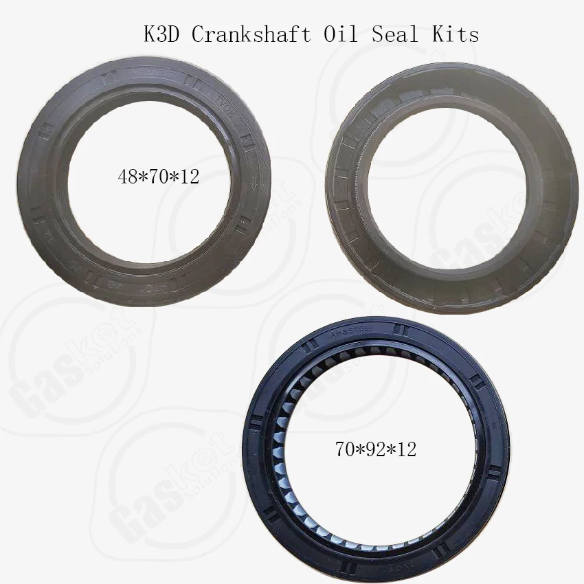 K3D K3F K3G K4C K4D K4E K4F Front and Rear Crankshaft Oil Seal Production factory For Mitsubishi Engine Part AH3519E AH2791G