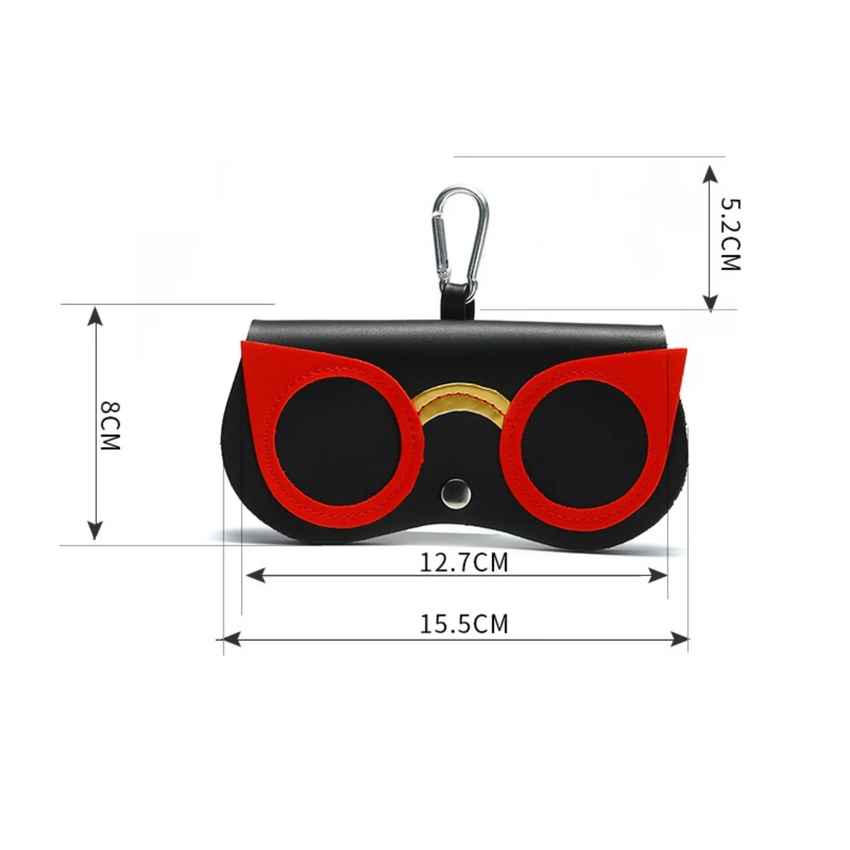 Owls Cartoon Glasses Case Men Women Portable Cute Sunglasses Myopia Glasses Storage Box Travel Glasses Protective Organizer Gift