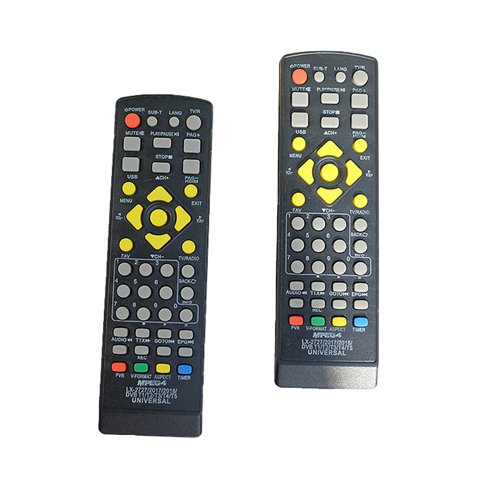 ABS Replacement for DVB T1/T2/T3/T4/T5 Universal Remote Control of Digital Set-top Boxes IR