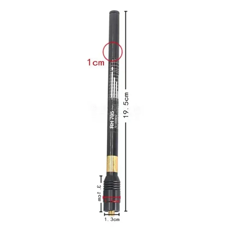 Nagoya RH-795 Antenna SMA Female Male Wide-band 70-1000MHz 10W DIGITAL SCANNER RH-795 Handheld Radio Antenna 19-122cm 2.15 dBi