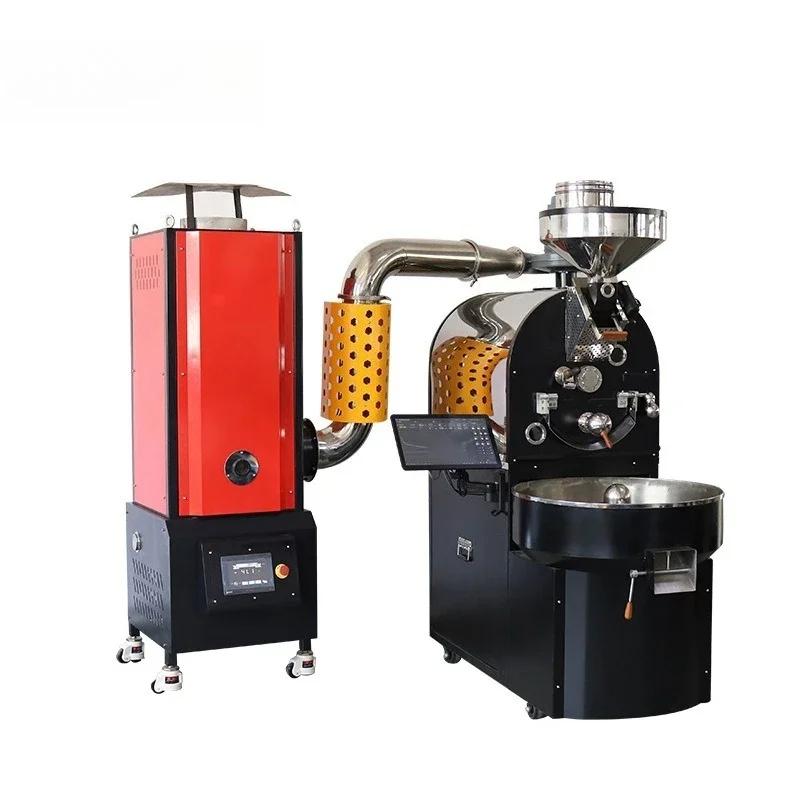 Fully automatic coffee roasting machine, commercial coffee bean roasting equipment, food roasting machine