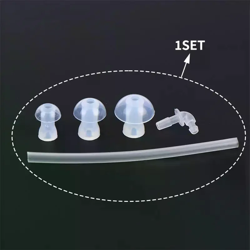 20Pcs Hearing Aid Ear Tips Silicone Earplug Domes For BTE,ITE And Pocket Hearing Aids Ear Bud Replacements