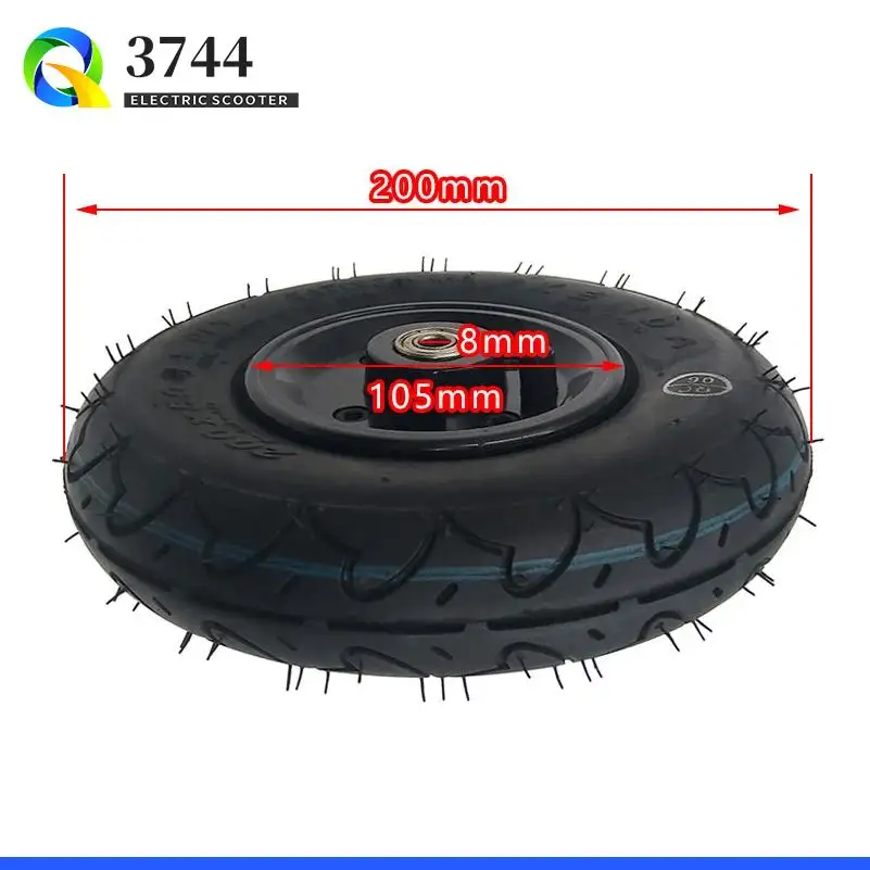 NEW 8inch Inner Outer Tire 200x50 Mini Electric Scooter Tyre Vehicle 200*50 Accessories good quality
