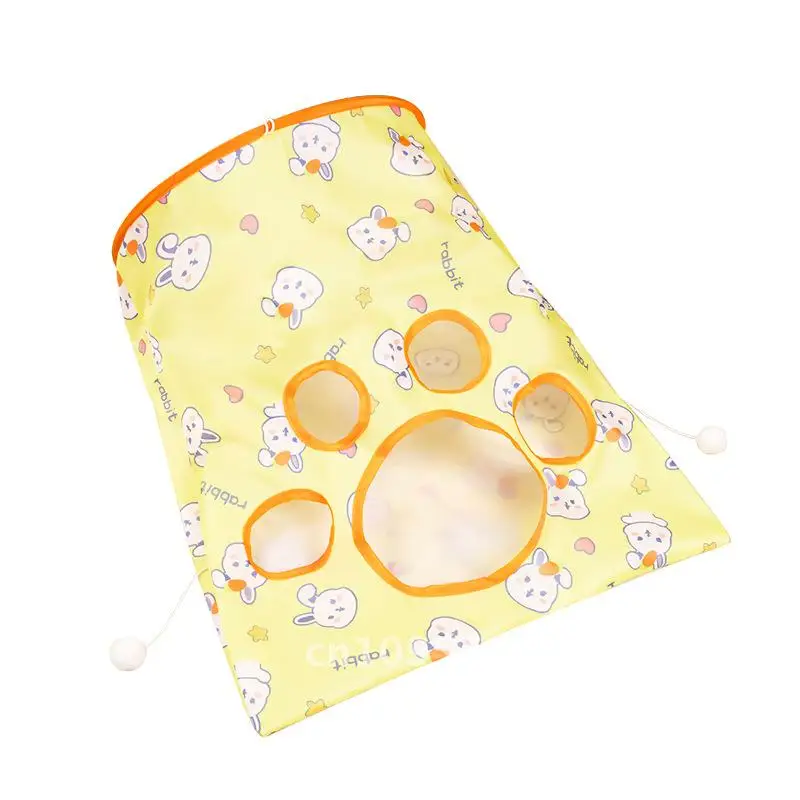 

Cat Toy Cat Drill Bag Self-Hi Cat with Ring Paper Interactive Cat Tunnel Educational Cat Toy Rolling Earth Dragon