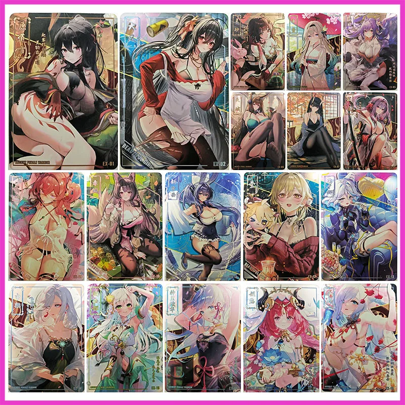

Anime Goddess Story Rare EX Collectible Card Shenhe Nilou Kamisato Ayaka Nahida Furina Lumine Surtr Toy for boy Birthday Present