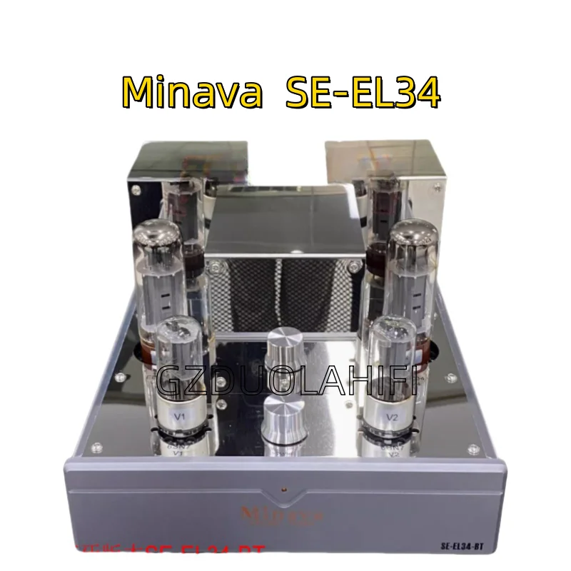 Minava Audio12W*2  SE-EL34/SE-EL34 BT Single Terminal Gallbladder A-class Electronic Tube Amplifier