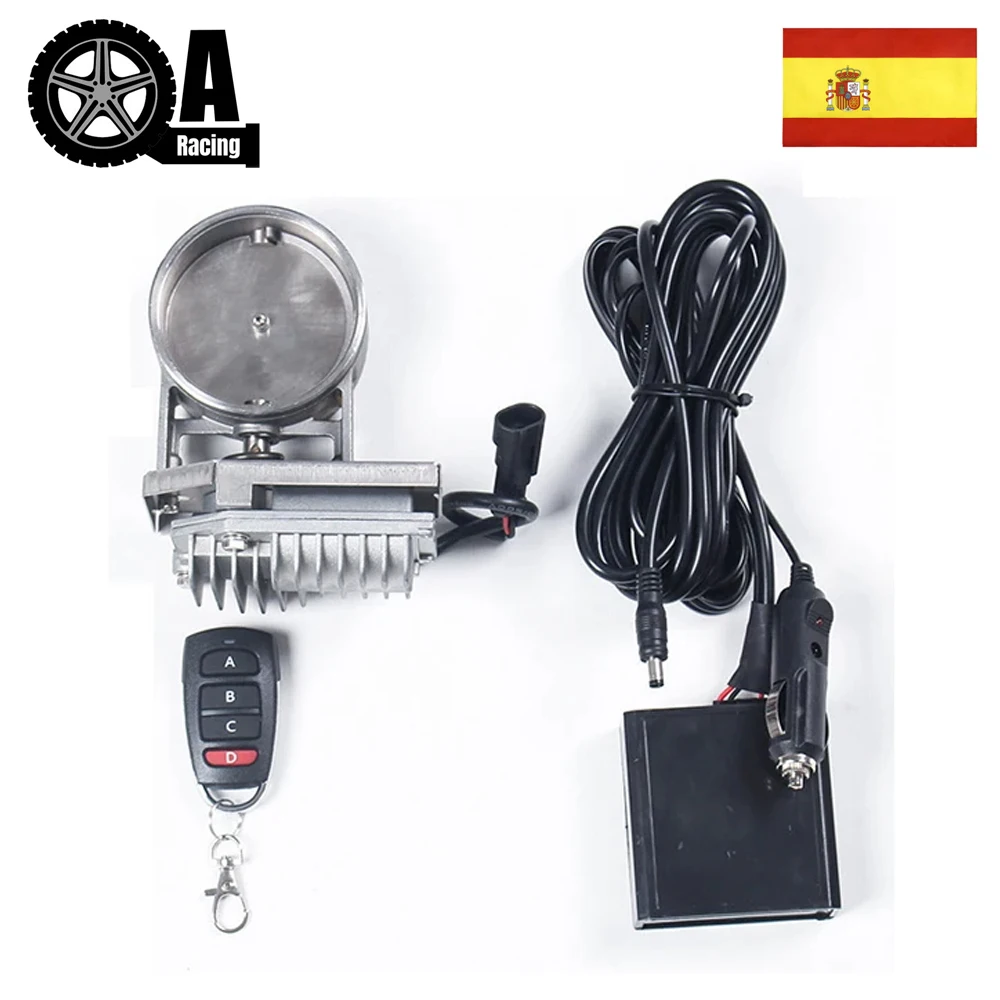 Spain！2/2.5/3/3.5'' Universal Exhaust Cutout Electric Control Valve Kit ...