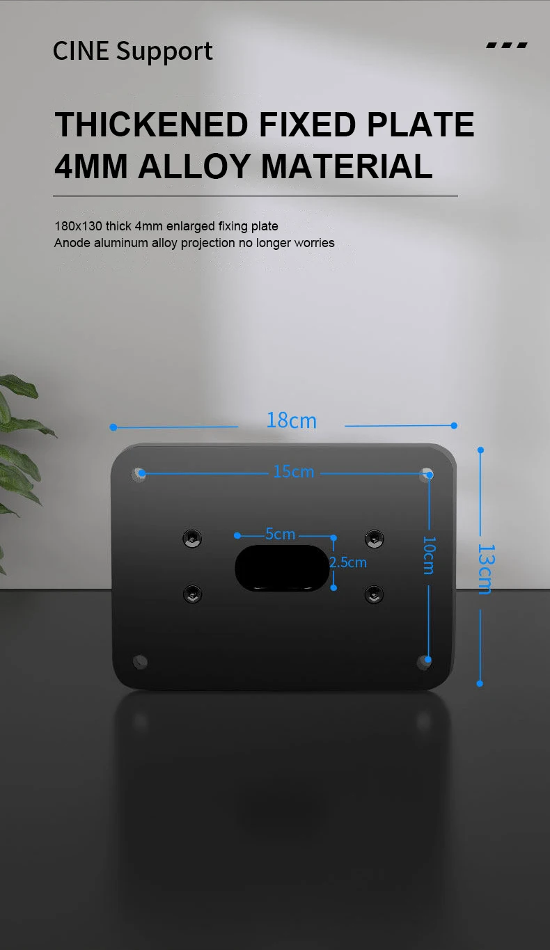 DAHUI Verstellbare Projektor-Wandhalterung mit Verstecktem Adapter-Bereich für XGIMI RS10Ultra Dangbei X5s JMGO N3 Gimbal-Projektorständer – Detail 7