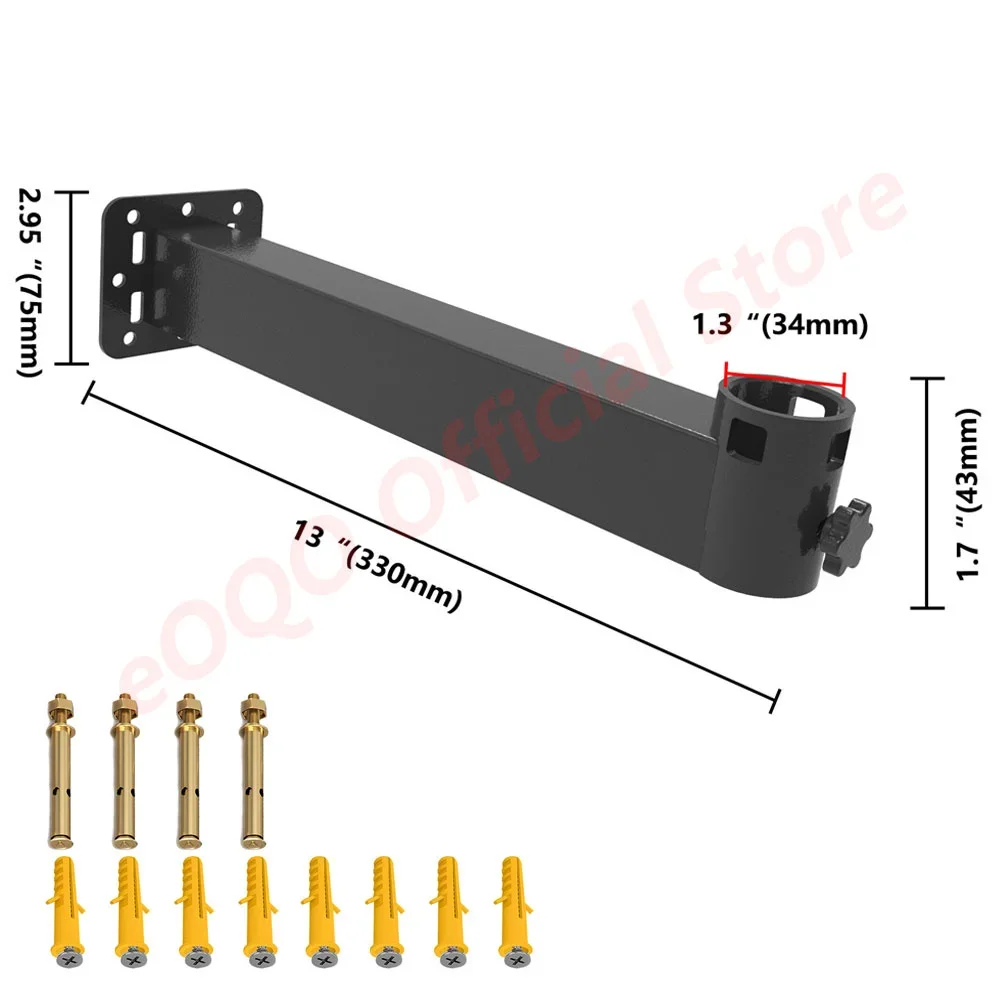 For Starlink V2 Long Wall Mount,Starlink Internet Satellite Antenna Mounting Kit,Hole Locking Screw Starlink Ethernet Adapter