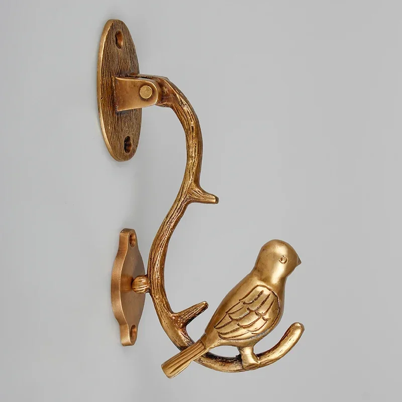 Metal Bird Hook for Clothes and Hats Wall-Mounted Ornaments Decorative Hooks Animal Crafts Home Decoration Accessories