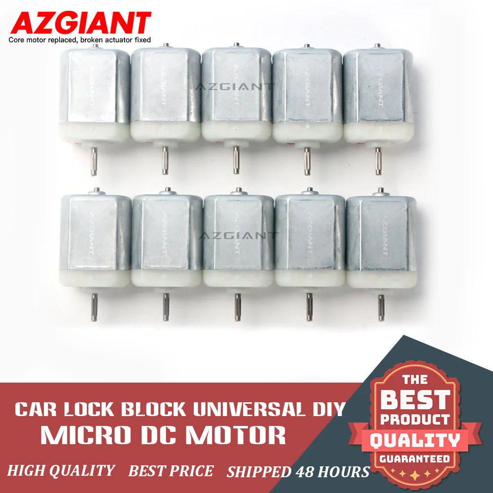 

AZGIANT 10pcs FC280 motor 12V for Car Door Lock Central Locking Rearview Mirror Electric Folding Micro Motor