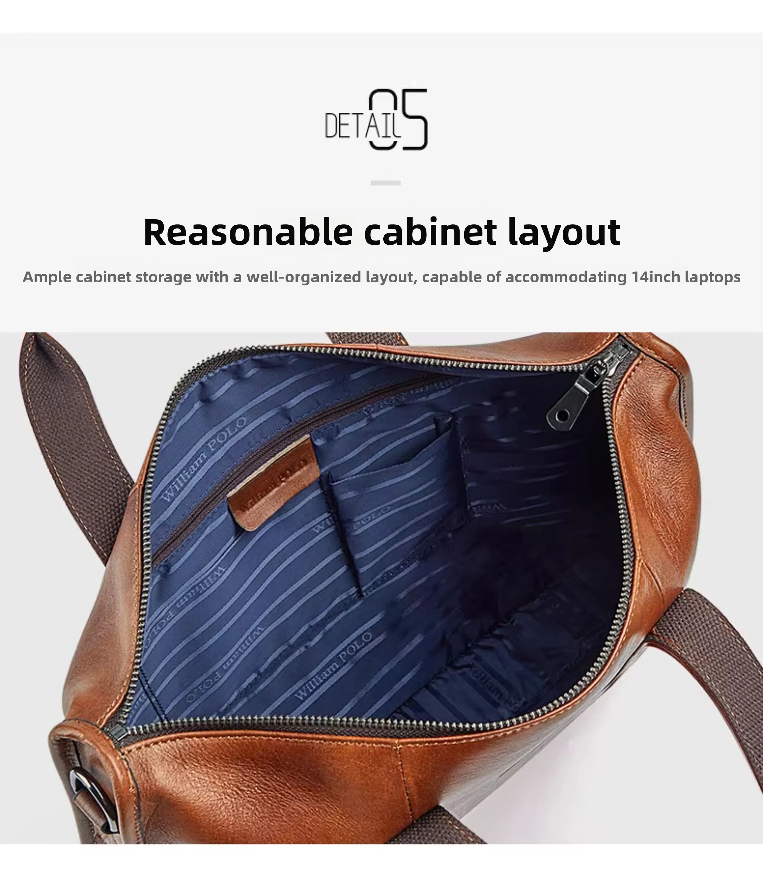 2026 New Men's Genuine Leather Briefcase Top-Grain Cowhide Vintage Business Handbag Shoulder Crossbody Messenger Bag