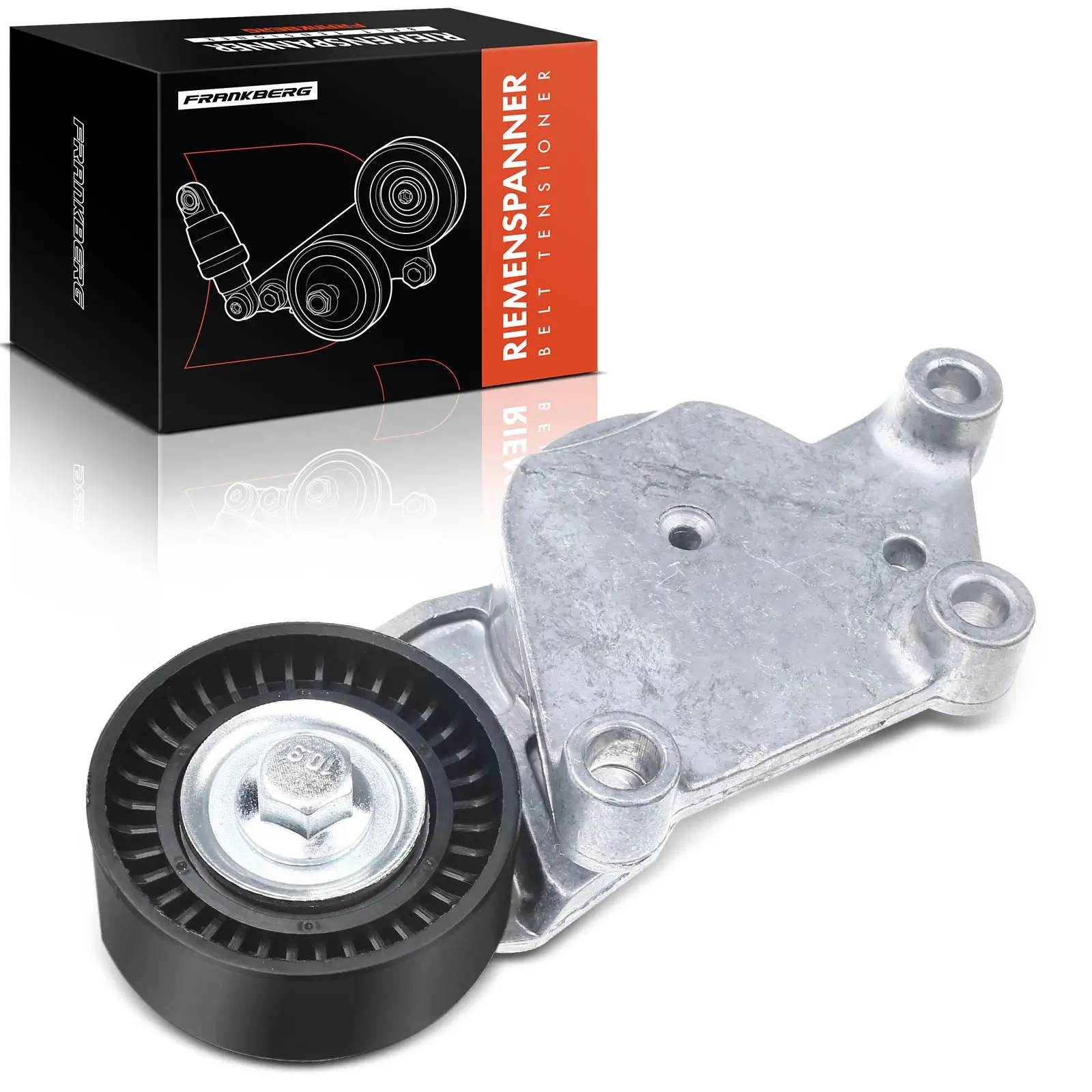 Frankberg 1x Spanrol Riemspanner voor Citroën C2 C3 Peugeot 207 307 Ford Focus Mazda 2 Y602-15-980 30731765 11287807229