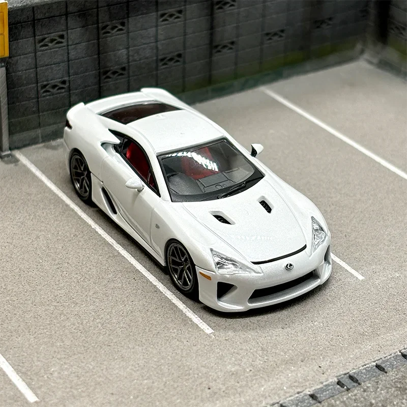 Diecast 1/64 Size Car Model Lexus LFA Alloy Car Model Toys for Boys Collection Display Hobby Original Box