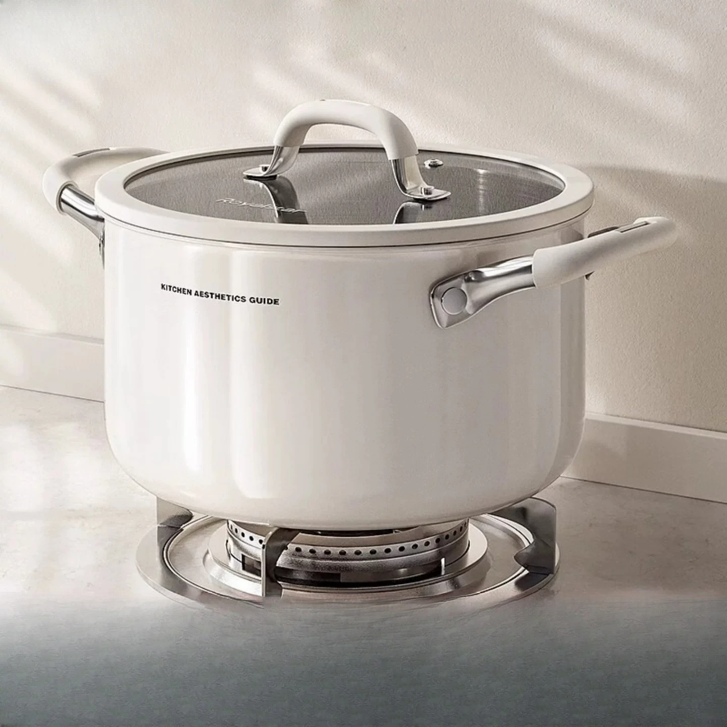 PYH316 stainless steel soup pot household thickened porridge cooking pot steaming induction cooker stew pot