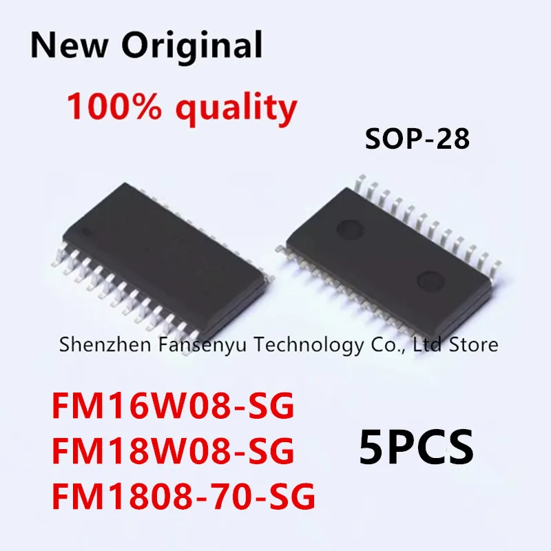 

New Original 5pcs FM16W08-SG FM16W08 FM18W08-SG FM18W08 FM1808-70-SG FM1808 SOP-28 Chipset
