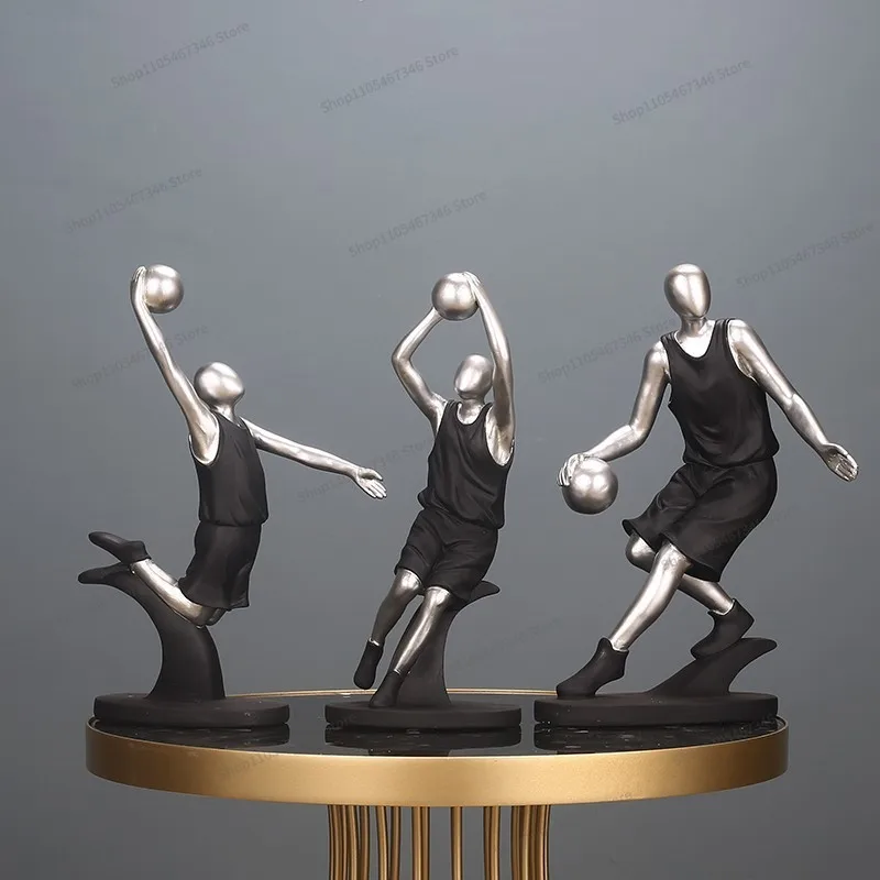 For TV Cabinet Ornament Desktop Basketball Player Office Decoration Living Room Wine Cabinet Decoration Housewarming Decoration