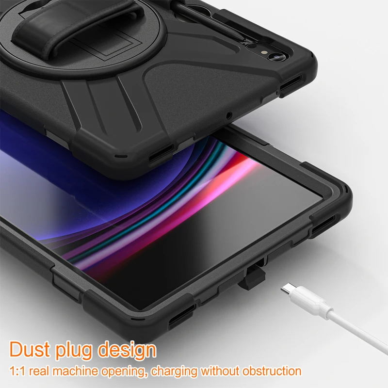 Funda Silicona Samsung Galaxy Tab S10 Ultra / S10 Plus con Soporte Antichoque - imagen 3