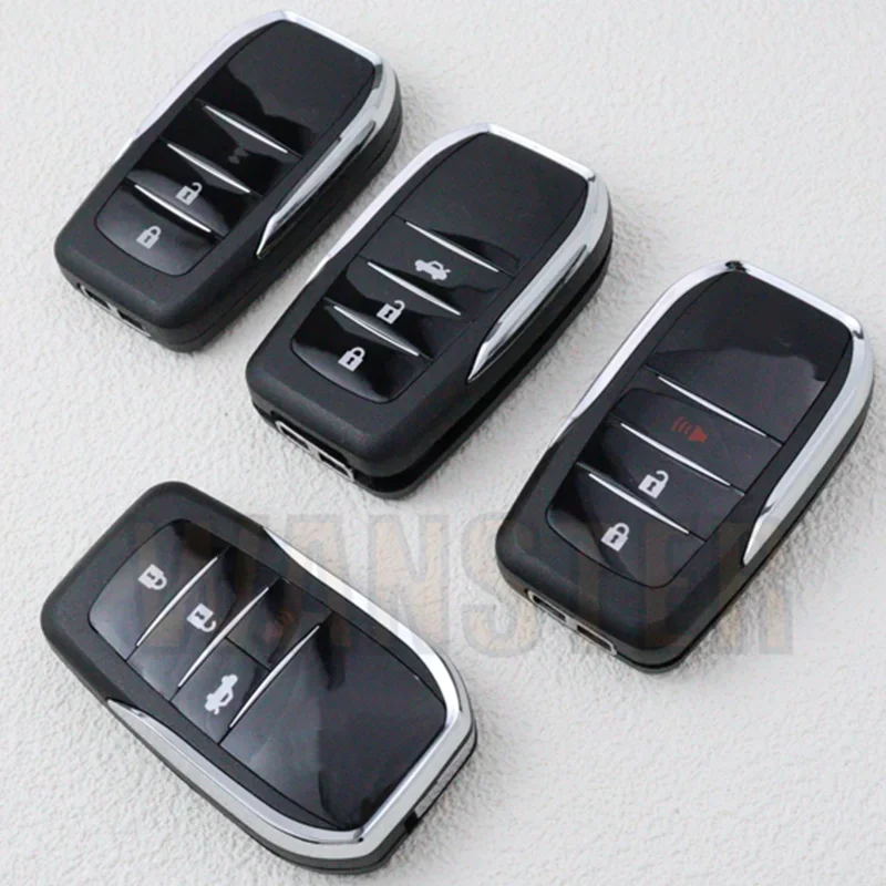 Upgrade Car Key Housing Modified Key Shell for Toyota Reiz Corolla Vios Camry RAV Prado YARIS 2014 2015 2/3/4 Button TOY43 Blade