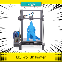 Longer LK5 Pro 3D Printer 90% Pre-Assembled Triangle Design 3Kits TMC2208 Chipsets Silent Upgraded Glass Bed 300 x 300 x 400mm