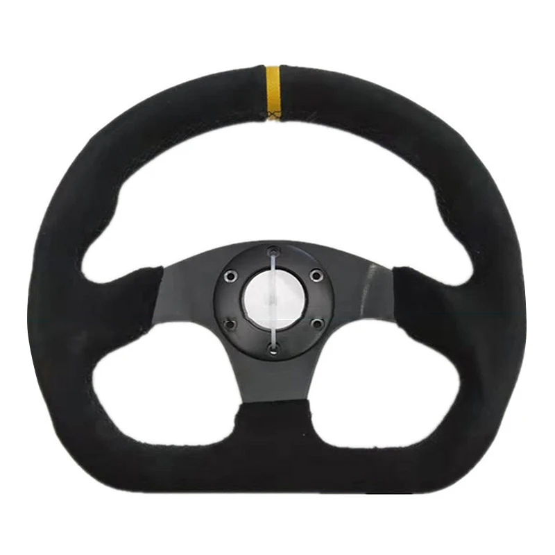 

Universal 13 Inch PVC Auto Racing Steering Wheels Deep Corn Drifting Sport Steering Wheel