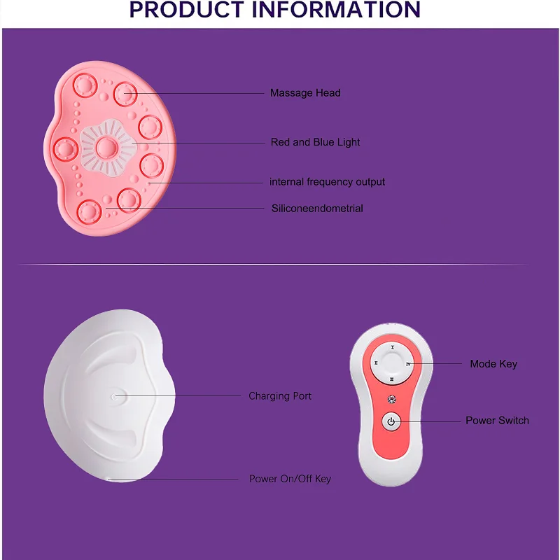 Elektryczna podkładka do masażu piersi Elektrostymulator Mata do masażu EMS Masażer do klatki piersiowej Podkładka do masażu powiększająca biust zapobiegająca obwisaniu