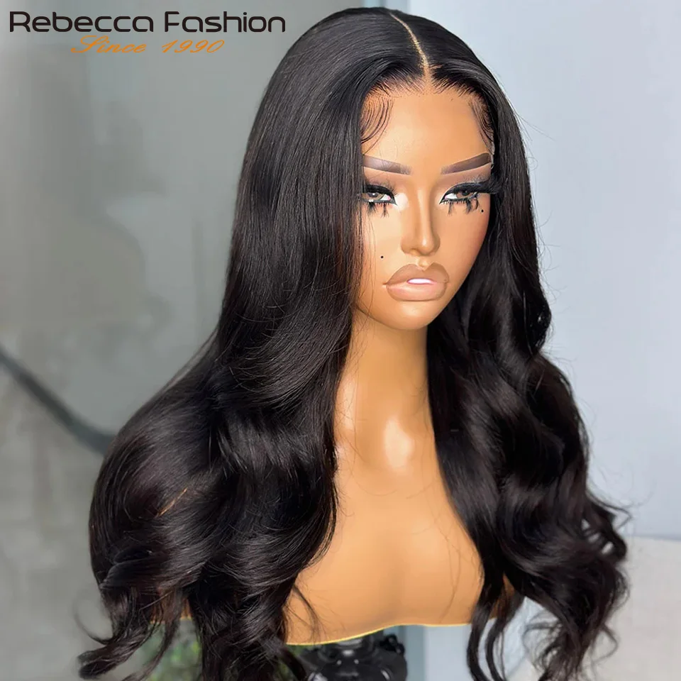 

28Inch Body Wave Lace Front Wig Human Hair 13×5x1 HD Lace Frontal Wigs 180% Density PrePlucked for Women Malaysian Remy Hair