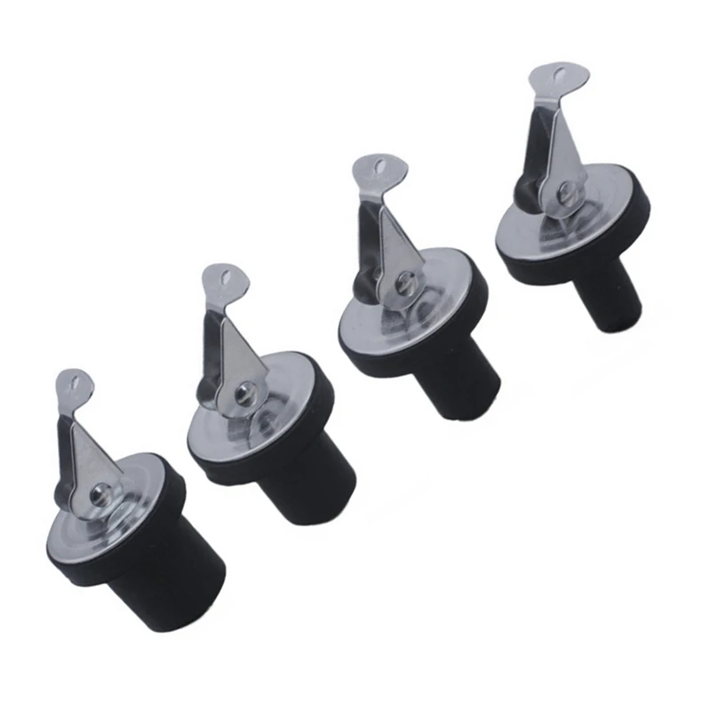 ABSJ-Compression Drain Plug Steel Screw Type Rubber Seal Yacht Boat Drain Plug For 3/8In 1/2In 5/8In 3/4In Diameter Drains