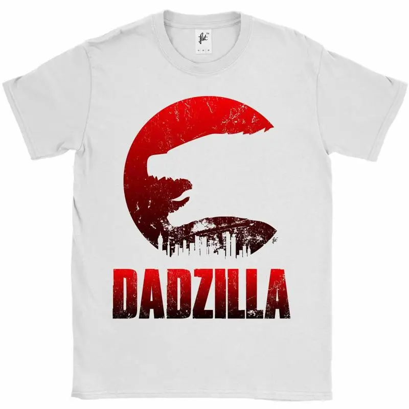 

Мужская футболка с страшным монстром, подарок на день отца, Dadzilla