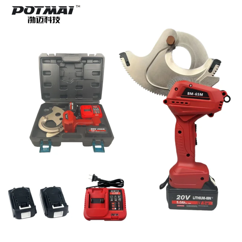 

Bm-65M Electric Ratchet Cable Cutter Gear Scissors Portable Fast Charging Ratchet Cutter