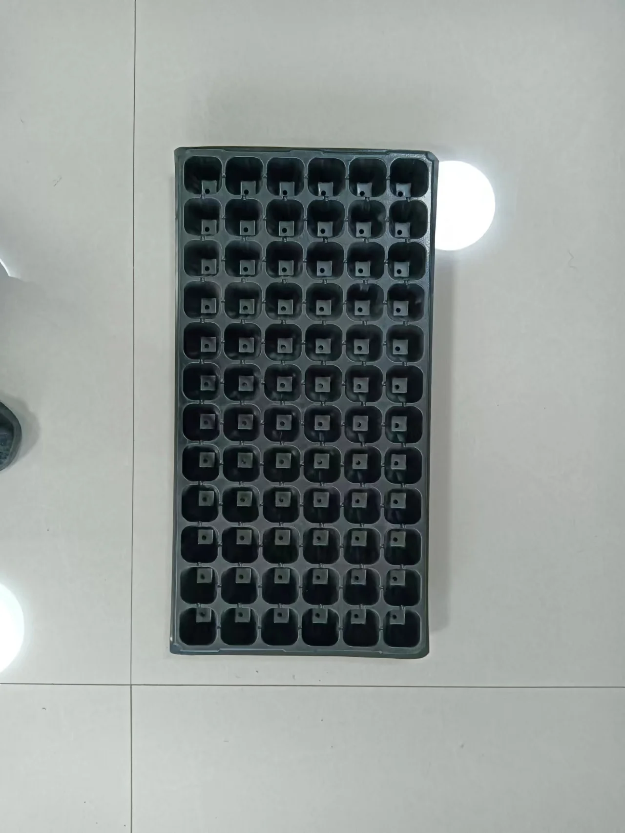 120 셀 묘목 트레이 세트 플라스틱 육묘 화분 트레이 온실용